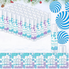 Leelosp Valentines bulk lip balm set on card, ideal for gifting and party favors