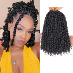 Leeven Passion Twist 10inch 1B – natural look, lightweight protective style.