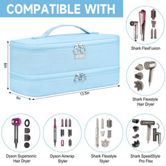LEFOR-Z travel case interior with double-layer design and organization