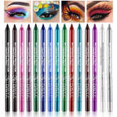 LemonSac 15-piece colorful eyeliner set close-up for vibrant eye makeup options.