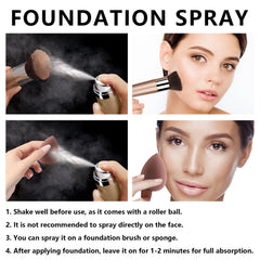 LemonSac silky mist foundation texture highlights smooth blend and radiant finish