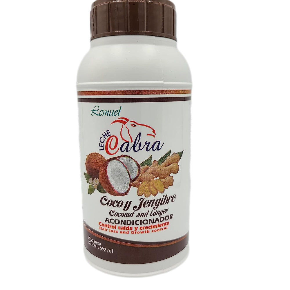 Lemuel Leche Cabra Coconut and Ginger Conditioner bottle for daily hydration