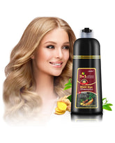 Leorx Hair Dye Shampoo bottle pour enables easy at-home coloring