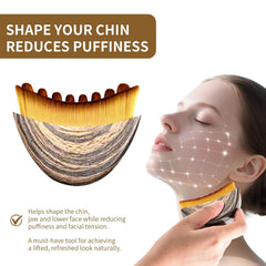 LEPIAOPIAO ergonomic brush close-up showing ultra-soft bristles suitable for sensitive skin.