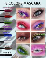 Lestpola 5D silk fiber mascara delivers dramatic length and volume.