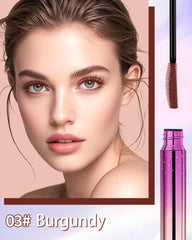 Lestpola Burgundy dual-sided brush for precise lash coating and separation