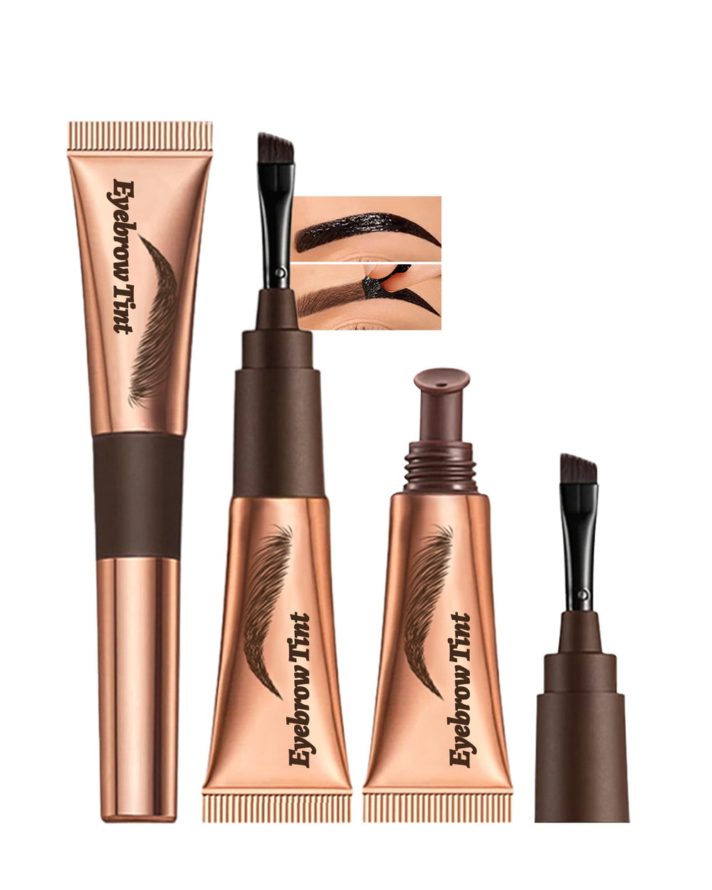 Lestpola Easy Peel Off Eyebrow Gel bottle showing waterproof brow tint