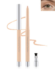 Lestpola Nude Waterline Eyeliner Pencil close-up shows creamy texture for smooth application.