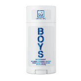 Level Up Boys Deodorant stick showing aluminum-free formula for active kids.