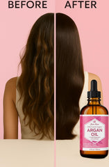 Leven Rose argan oil on face acts as a light daily moisturizer.