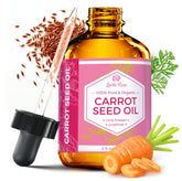 Leven Rose Carrot Seed Oil bottle for pure daily moisturization.