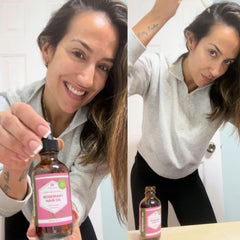 Leven Rose peppermint cooling oil drops provide refreshing tingle during application.