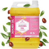 Leven Rose Jojoba Oil bulk bottle for versatile skin and hair care