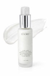 LEVOIRE SKIN dark-spot-serum bottle closeup highlighting premium packaging and daily use