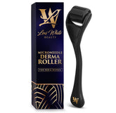 Lexi White Beauty derma roller on clean face for smoother skin