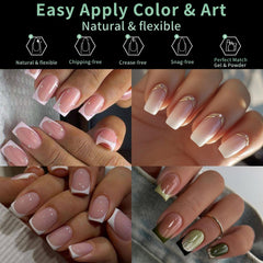 LEYKOSH 12-sizes nail tips—custom fit across nails for a seamless finish.