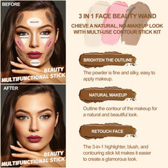Lezero highlighter stick adds radiant, dewy glow.