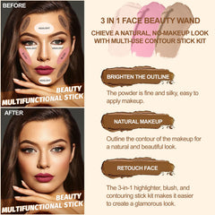 Lezero Blush Stick light fair swatch for rosy natural flush