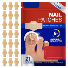 LHBMET toenail repair patches packaging, easy at home treatment option