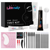 Libeauty box with eyelash and eyebrow color kit for easy at-home tinting.
