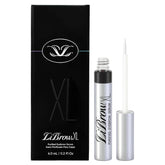 LiBrow purified eyebrow serum XL bottle showing easy daily use for fuller brows
