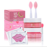 Lick Your Lips 6-in-1 lip care kit neatly displayed in premium packaging for gifting.