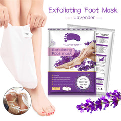 Liefiet Foot Peeling Mask 5 Pack in use, delivering hydration through lavender-infused fluid.