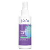 LIFE-FLO Cooling Mist bottle closeup for quick refresh during hot flashes.
