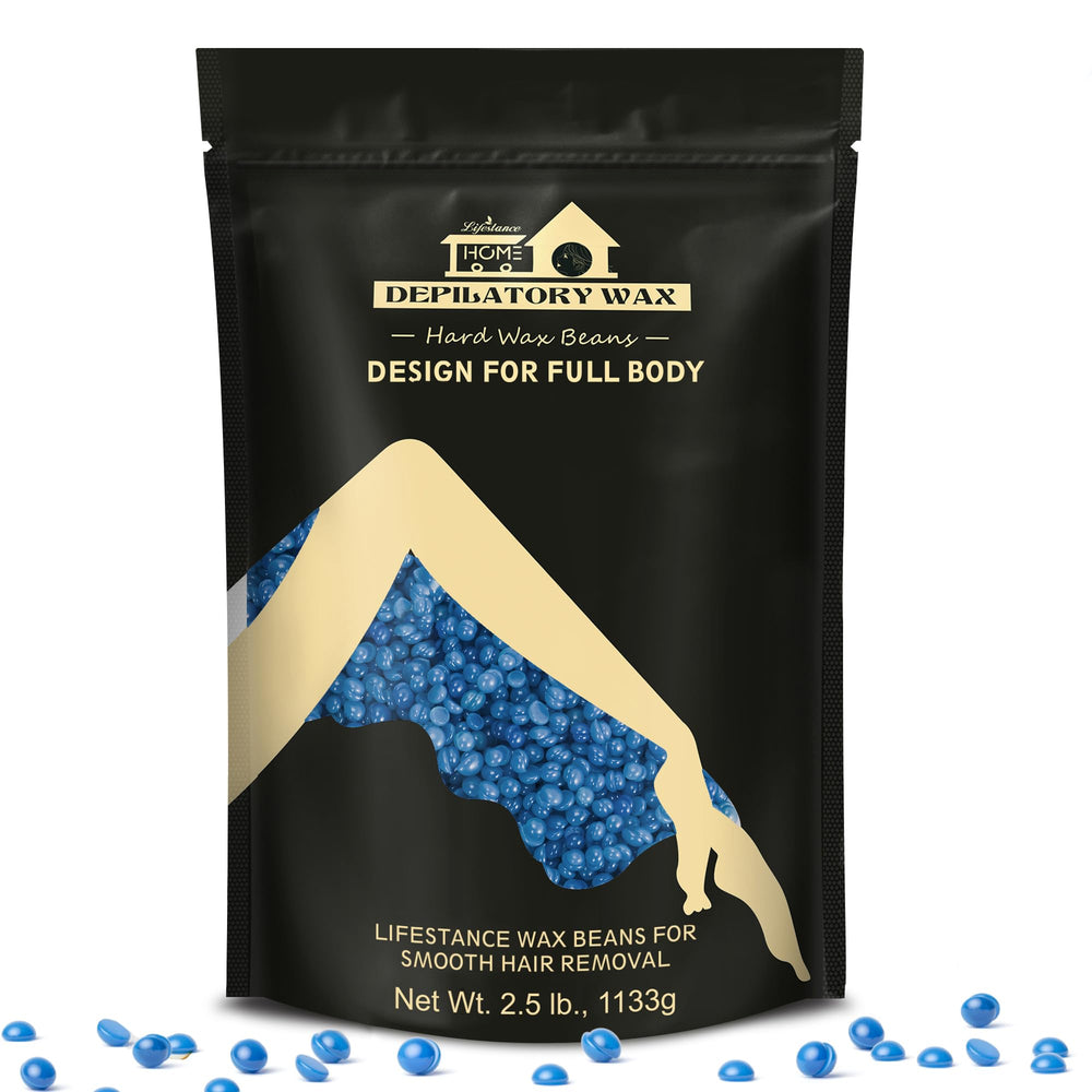 Lifestance Chamomile Wax Beads 2.5lb pack for at-home waxing with soothing comfort