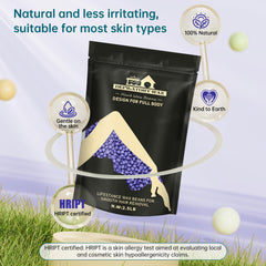 Lifestance lavender wax applied to arm during at-home session