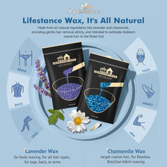 Lifestance lavender wax beads deliver gentle hair removal at home.