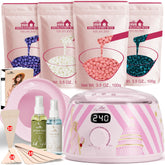 Lifestance Liberty Bloom wax warmer shown with retro styling for efficient at-home waxing.
