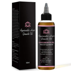 Lifewitqueenp Hair Growth Oil bottle showing the herbal formula for scalp care