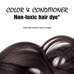 Strand test with Light Mountain Henna to preview shade before full application.