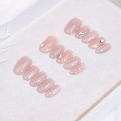 Light Rain nails feature 3D gel finish for salon-quality shine at home