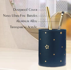 LIGHT RAIN Nano bristles close-up show ultra-fine precision for smooth gel polish.