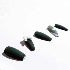 Light Rain press-on nails application kit laid out for easy at-home manicure.