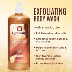 LightenUp OMIC papaya enzyme exfoliation softens rough skin