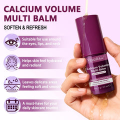 Close-up of liiutry Calcium Multi Balm stick in use