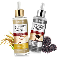 liiutry Glow Rice Ampoule Duo packaging for at-home skincare use