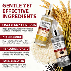 White Rice Ampoule texture for daytime hydration with liiutry Glow Rice Ampoule Duo