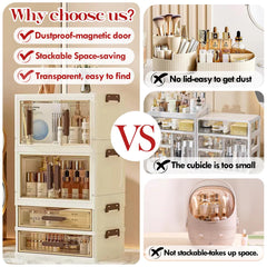 LiliGloris magnetic closure keeps items secure and dust-free.