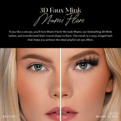 Lilly Lashes Photolash faux mink texture, vegan and waterproof design.