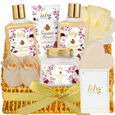 LILY ROY 9-piece spa gift set with shower gel for luxurious bath moments