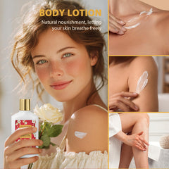 LILY ROY body lotion rose for deep moisturization and softness