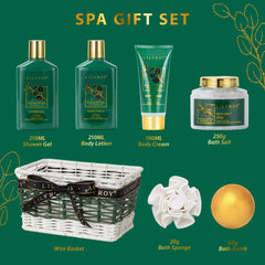 LILY ROY shower gel bottle in set for refreshing daily cleansing at home.