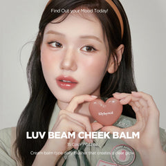 Lilybyred Luv Beam Cheek Balm semi-matte finish for natural-looking flush