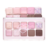 lilybyred Mood Keyboard palette open panel shows ten versatile shades for day-to-night looks.