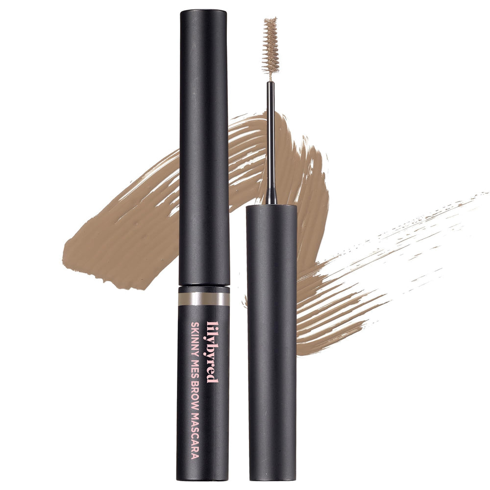Lilybyred Skinny Mes Brow Mascara with a 1.5mm brush for precise brow color.
