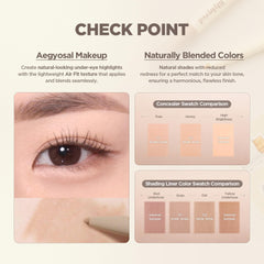 Lilybyred Smiley Aegyosal Eyeliner in 01 Smile Smile brightens cool tone looks